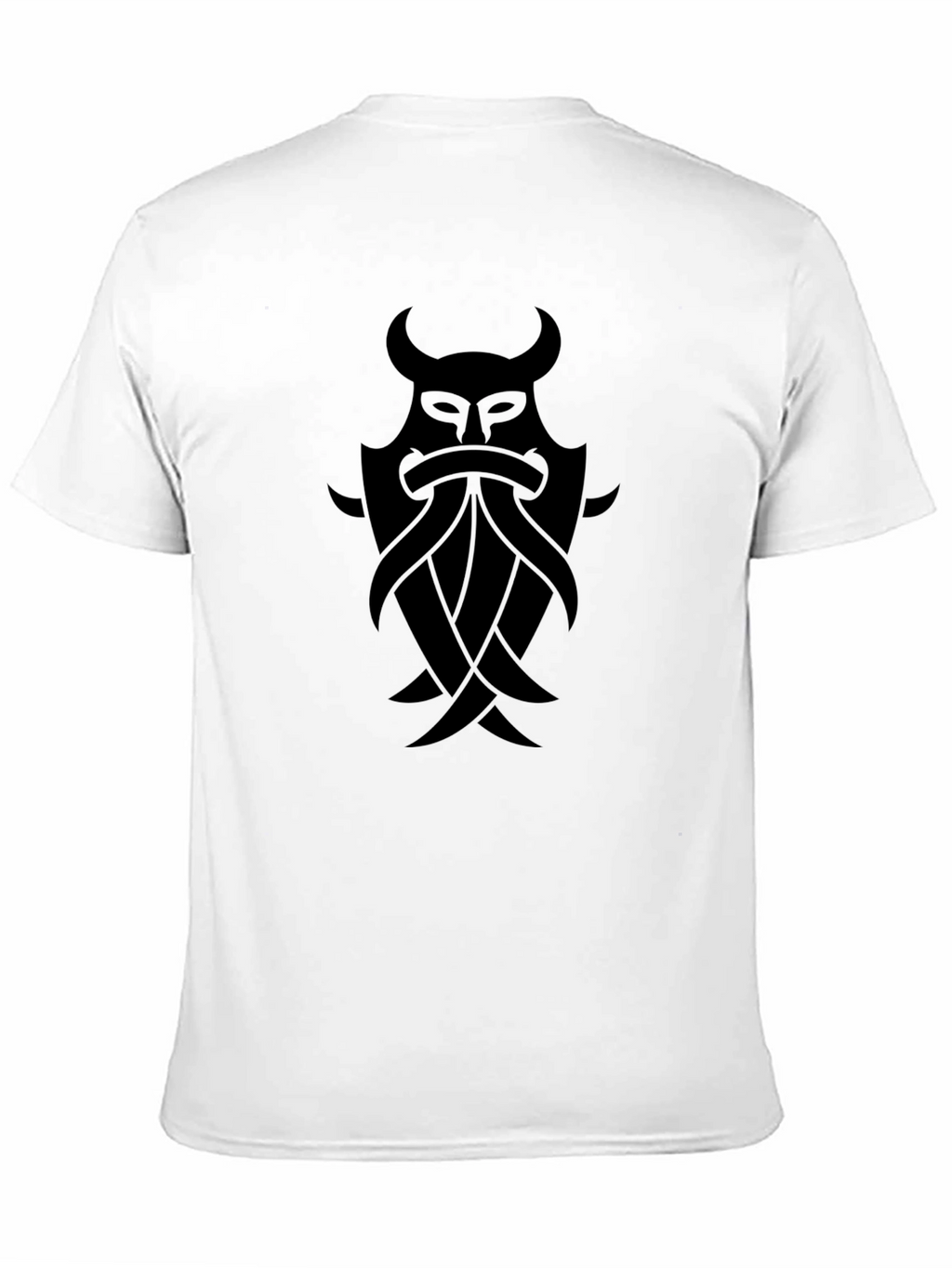 Viking Warrior Graphic Black T-Shirt