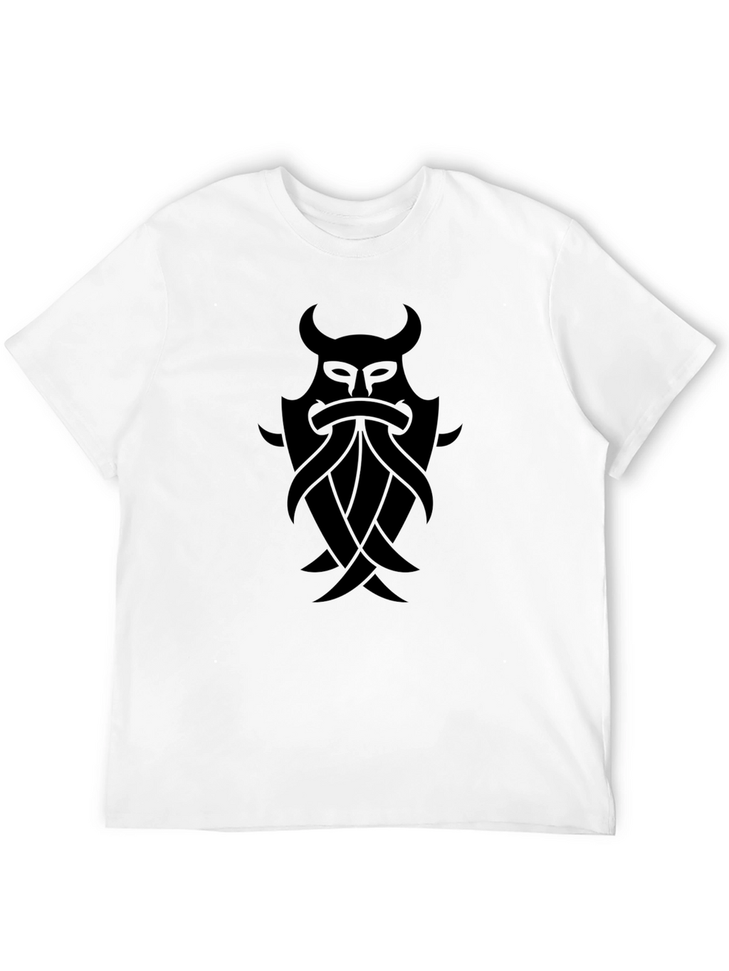 Viking Warrior Graphic Black T-Shirt
