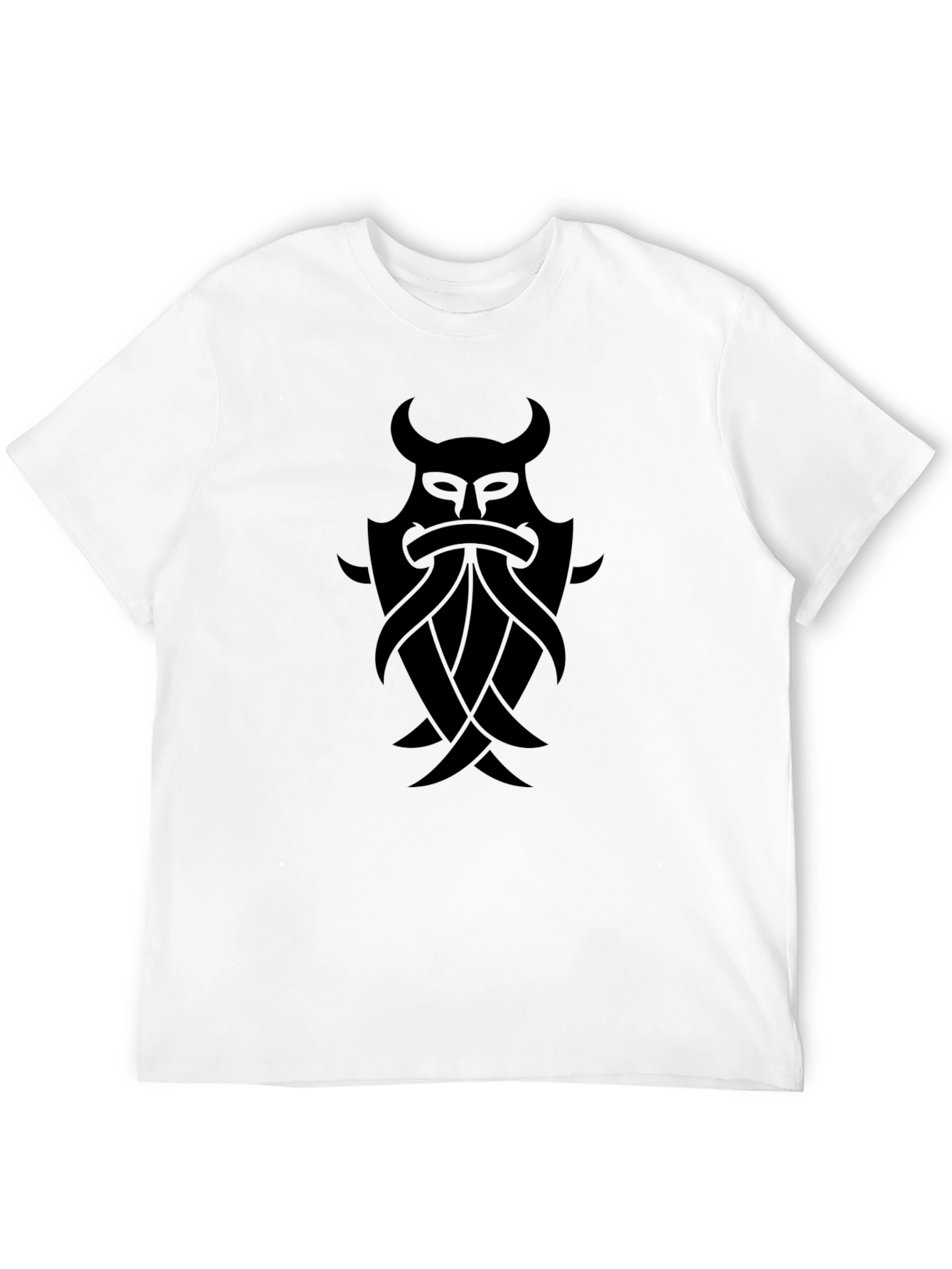 Viking Warrior Graphic Black T-Shirt