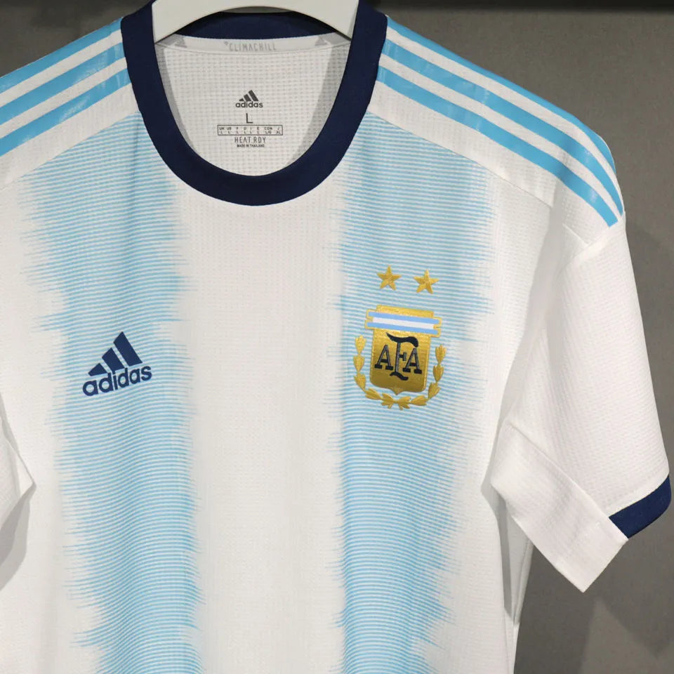 2019 Argentina Home Retro Player Version Soccer Jersey 球员版 Detail 4