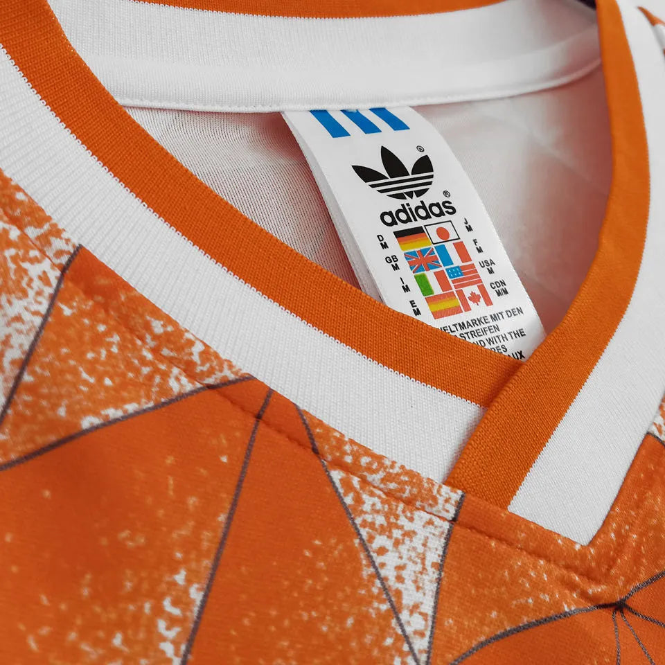 1988 NL Home Orange Retro Jersey Detail 1