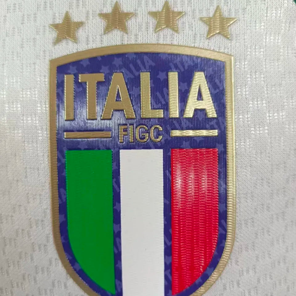 2026/27 Italy Special Edition White Player Version Soccer Jersey Detail 1