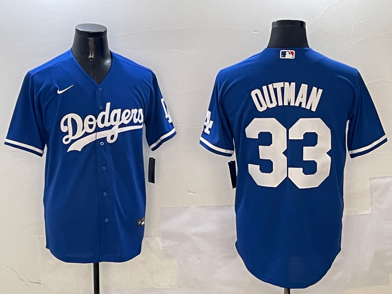 Men's Los Angeles Dodgers James Outman #33 Royal Limited Player Jerseys