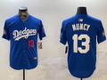Men's Los Angeles Dodgers Max Muncy #13 Royal Game Player Jerseys