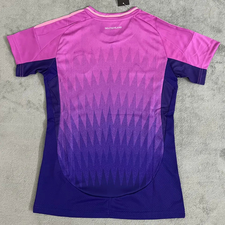 2024/25 Germany Away Pink Women Soccer Jersey 女 Back