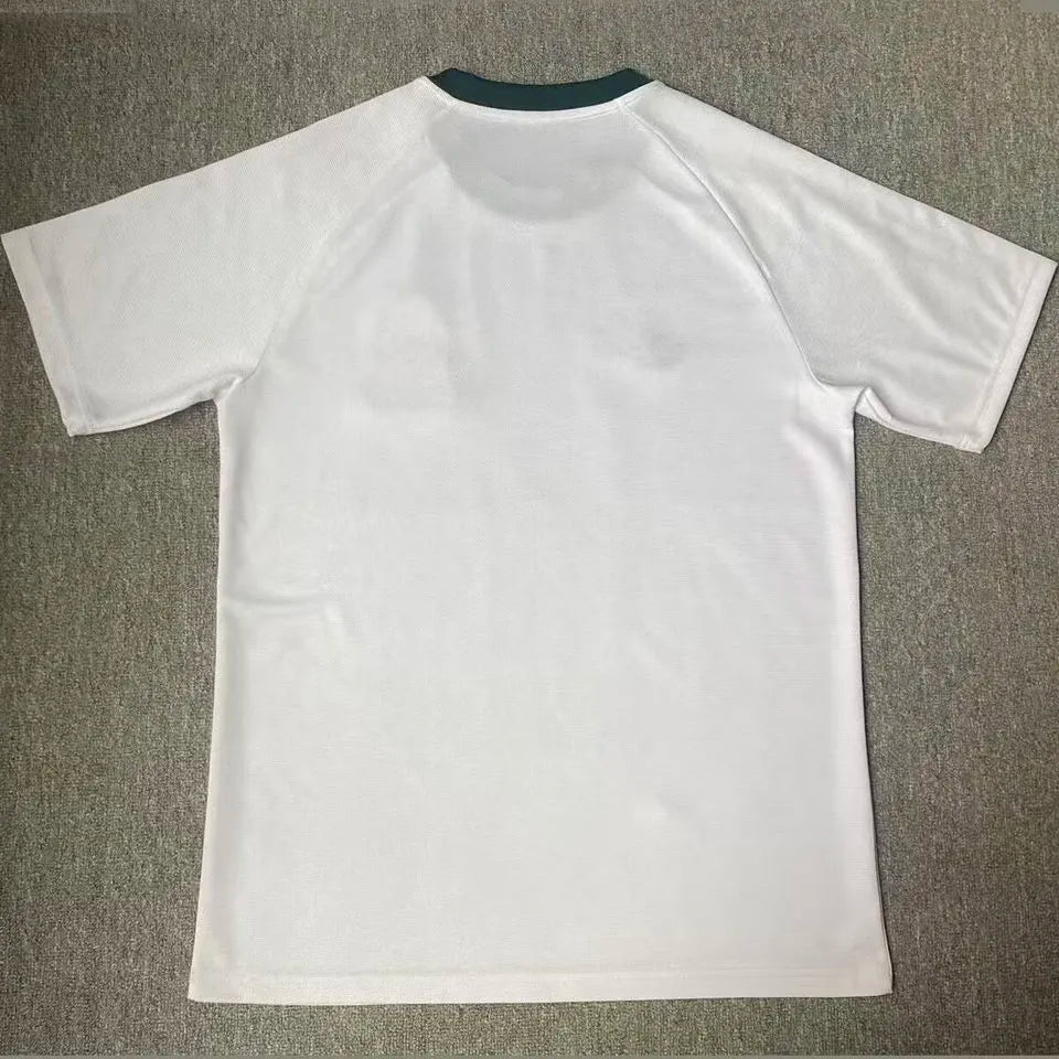 1986 Mexico Away White Retro Soccer Jersey Back