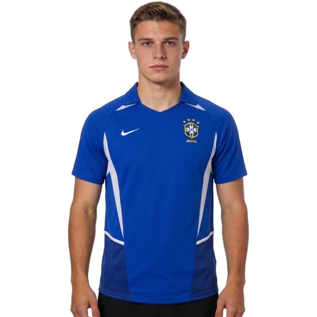 Retro Brazil Away Jersey World Cup 2002 Front
