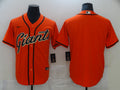 Men's San Francisco Giants Orange Replica Blank Jerseys