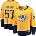 Men's Nashville Predators Dante Fabbro #57 Gold Home Breakaway Player Jerseys