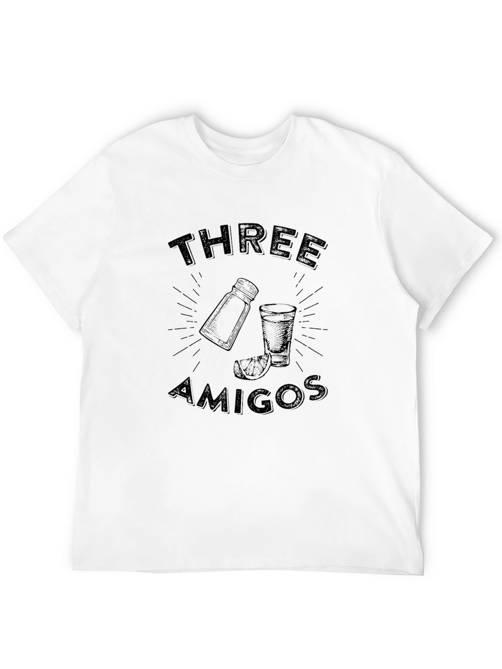 Three Amigos Graphic T-Shirt - Classic Crew Neck