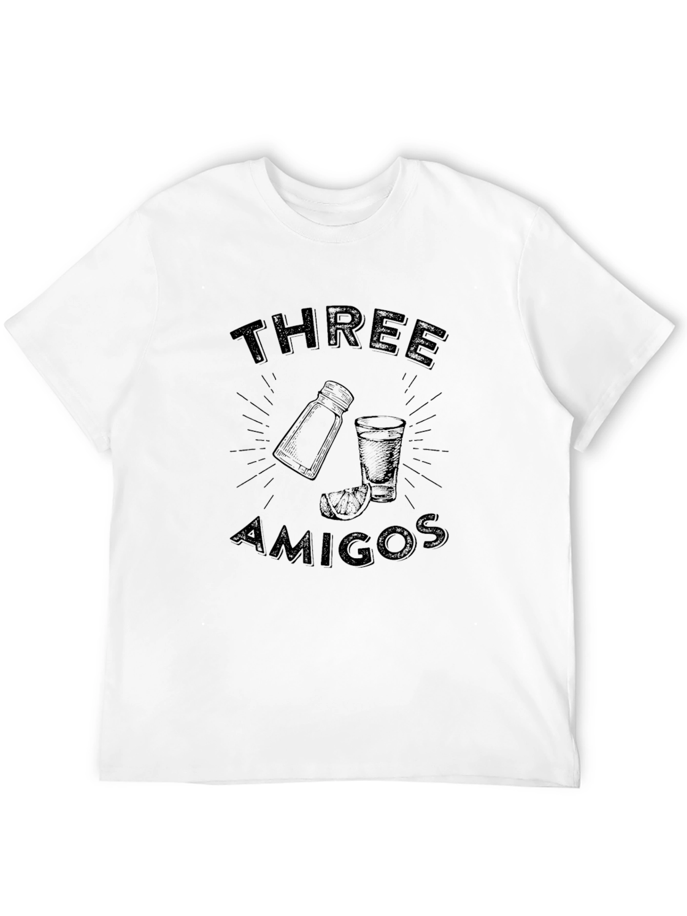 Three Amigos Graphic T-Shirt - Classic Crew Neck