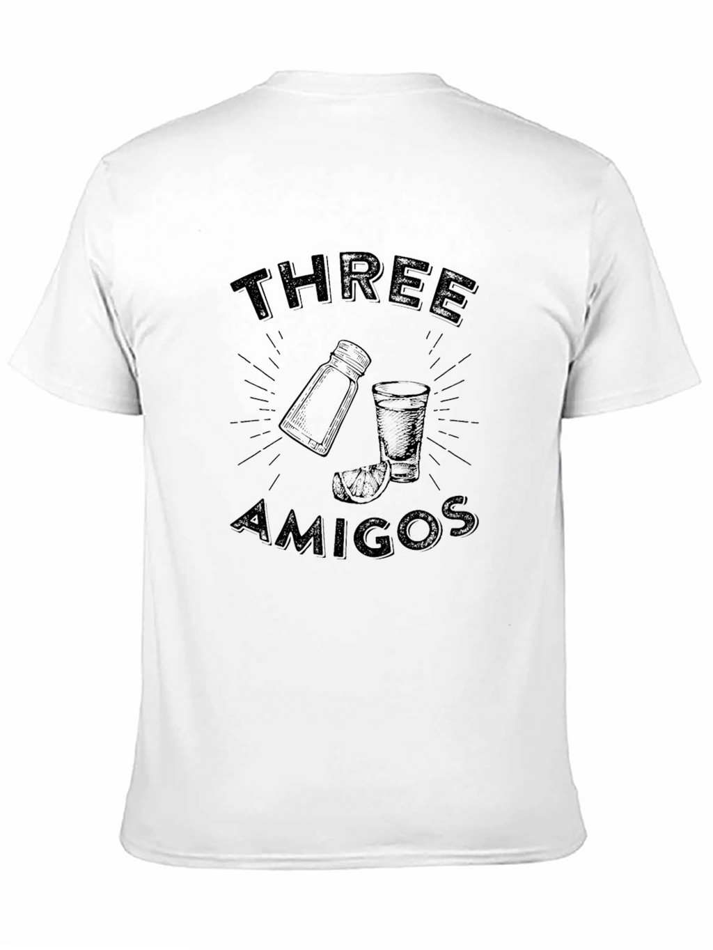 Three Amigos Graphic T-Shirt - Classic Crew Neck