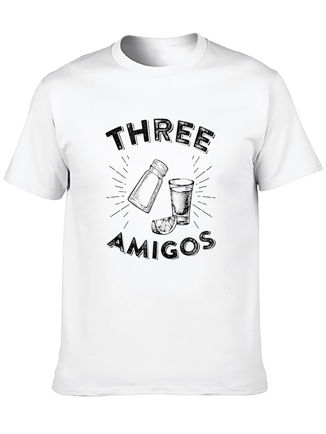Three Amigos Graphic T-Shirt - Classic Crew Neck