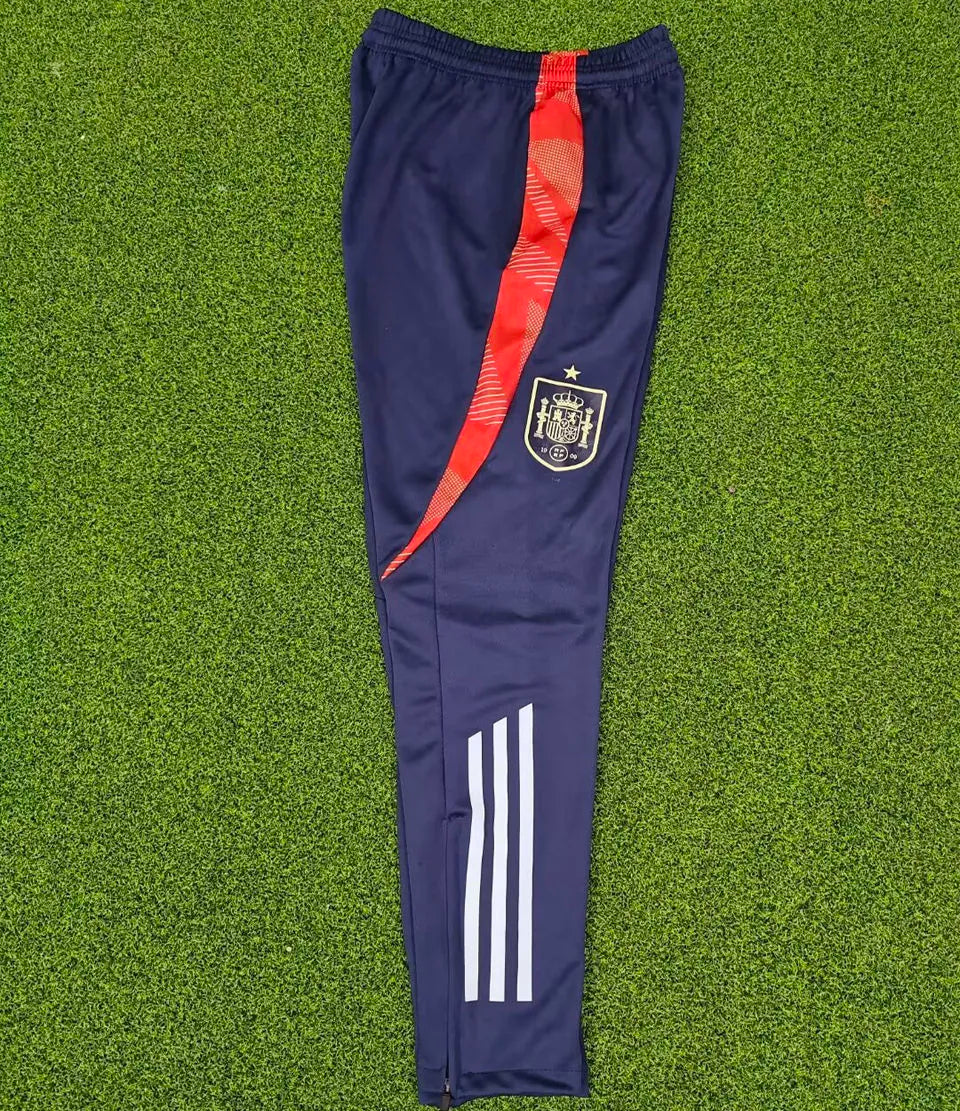 2024/25 Spain Sapphire Blue Sports Trousers Front