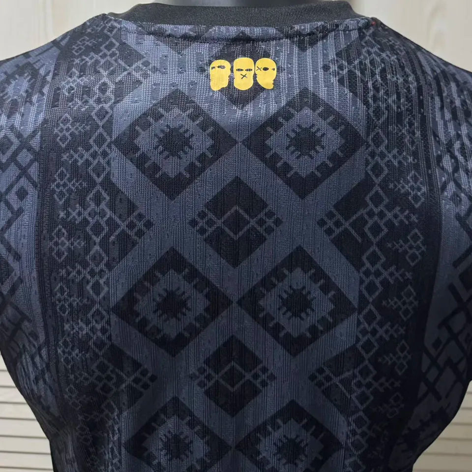 2026 Omerta Black Player Version Soccer Jersey Detail 2