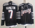 Men's New Jerseys Devils Dougie Hamilton #7 Black Player Game Jerseys