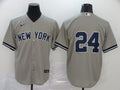 Men's New York Yankees Gary Sanchez #24 Gray Replica Player Name Jerseys