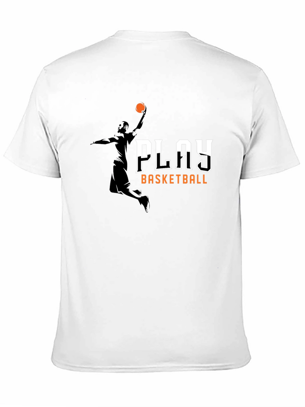 Play Basketball Graphic Tee - Black