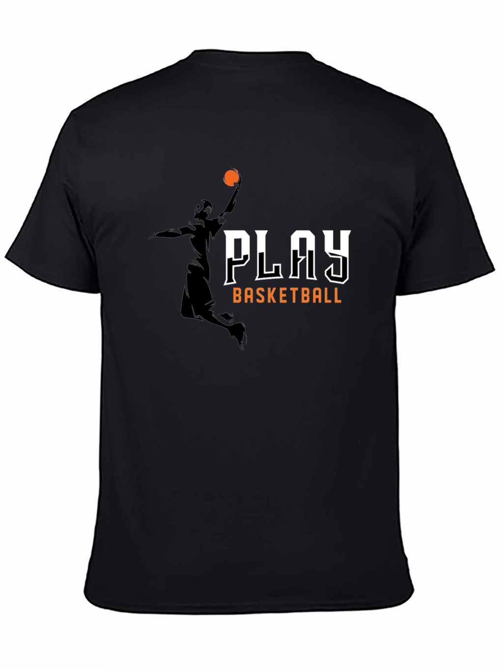 Play Basketball Graphic Tee - Black