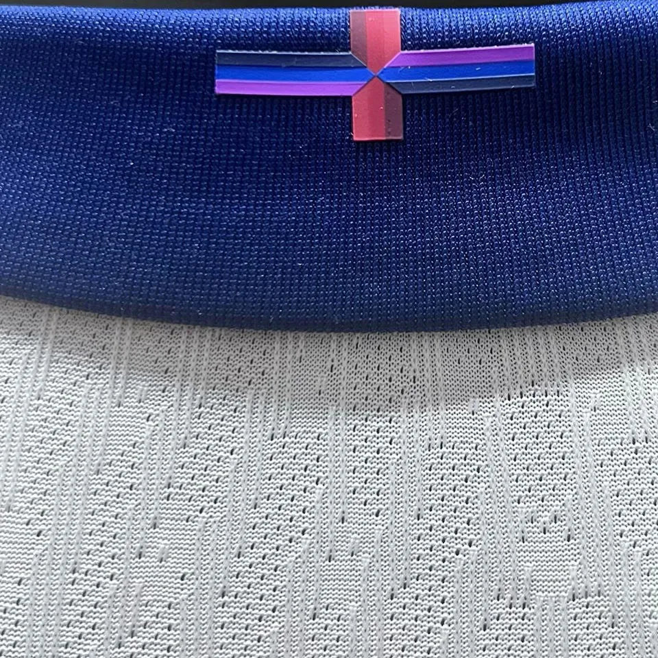 2024/25 England Home White Player Version Long Sleeve Jersey Detail 3
