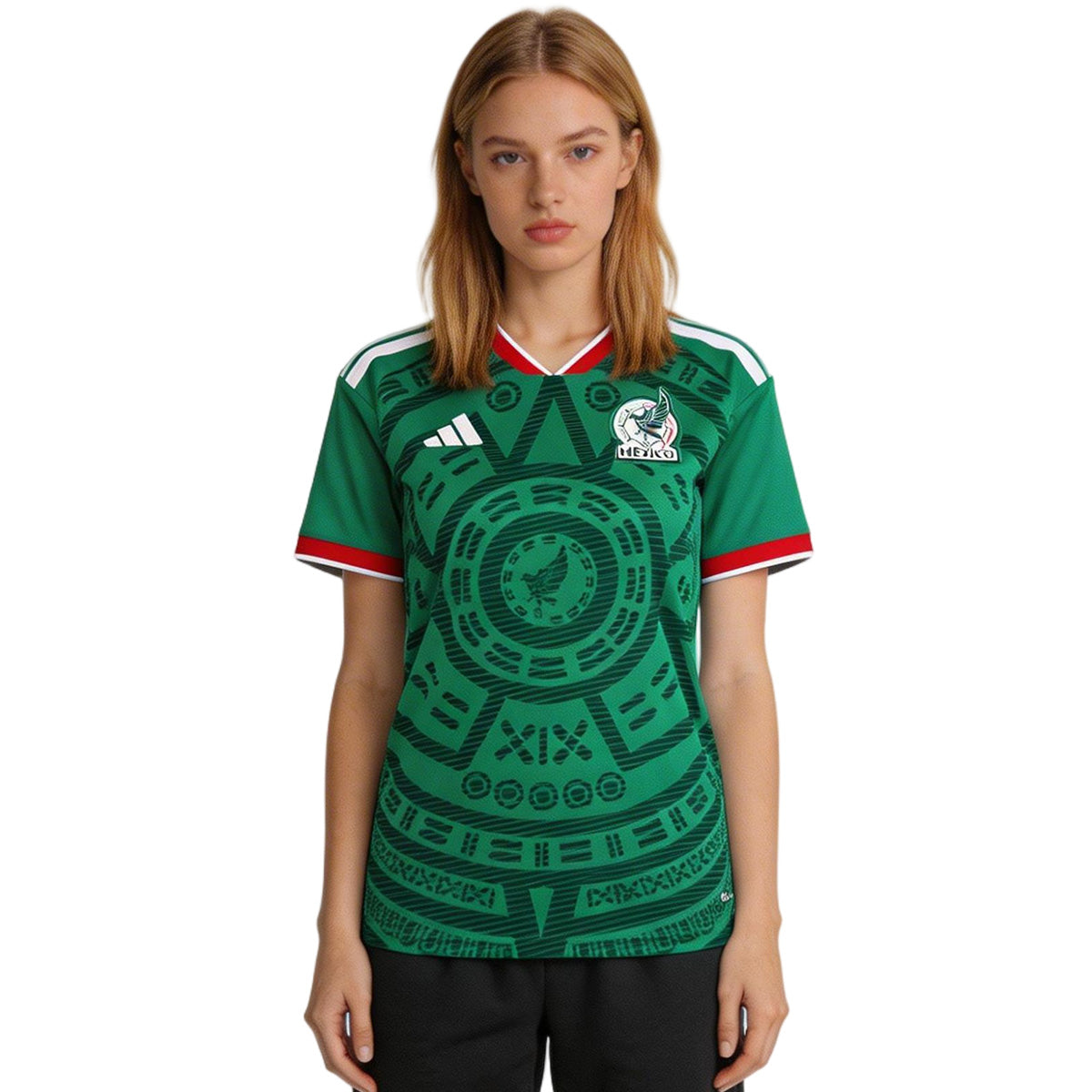 Women's Mexico Home Jersey World Cup 2026 Front