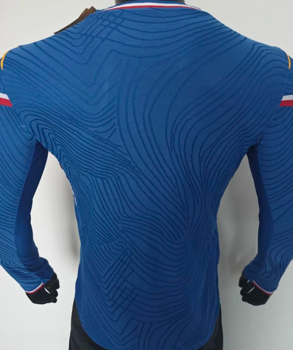 2026/27 France Special Edition Player Version Long Sleeve Soccer Jersey Back