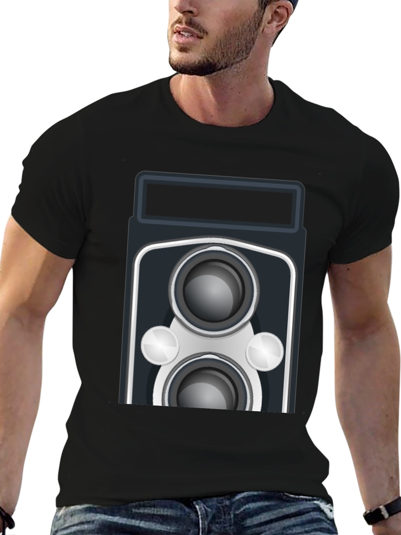 Retro Camera Graphic T-Shirt
