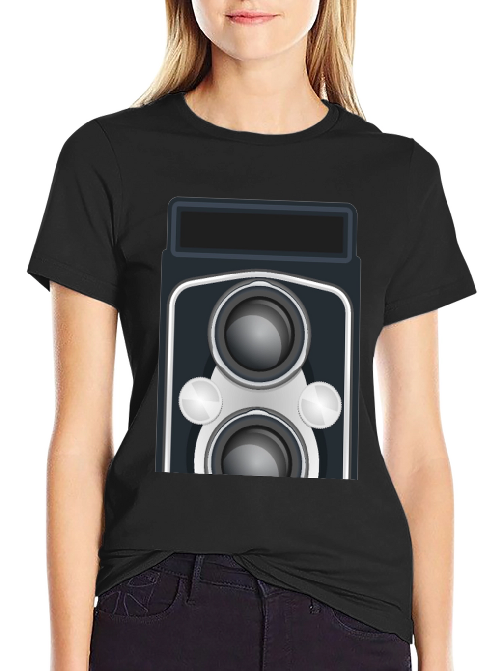 Retro Camera Graphic T-Shirt