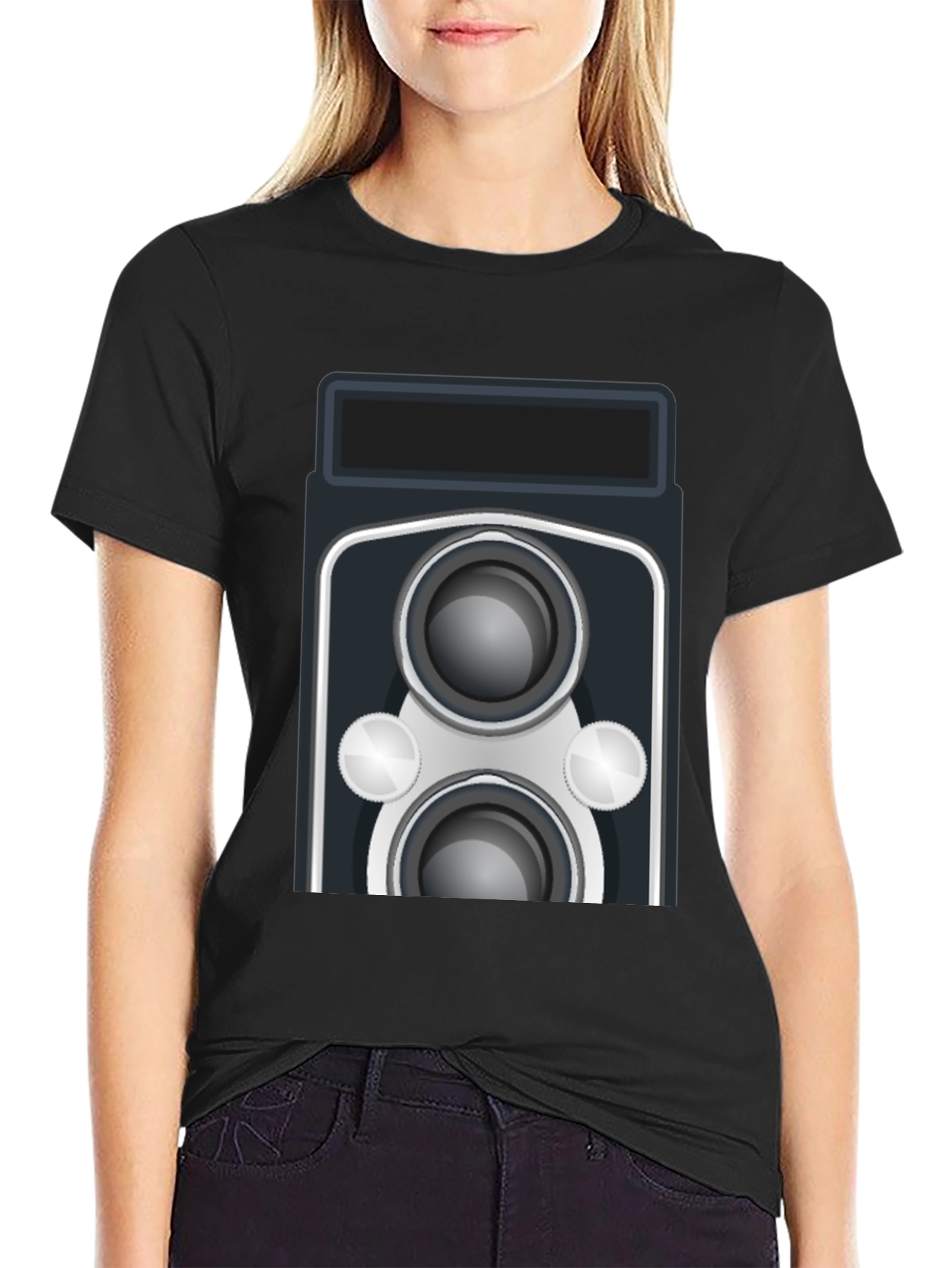 Retro Camera Graphic T-Shirt