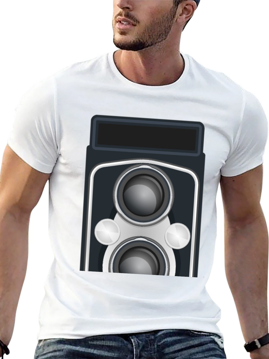 Retro Camera Graphic T-Shirt