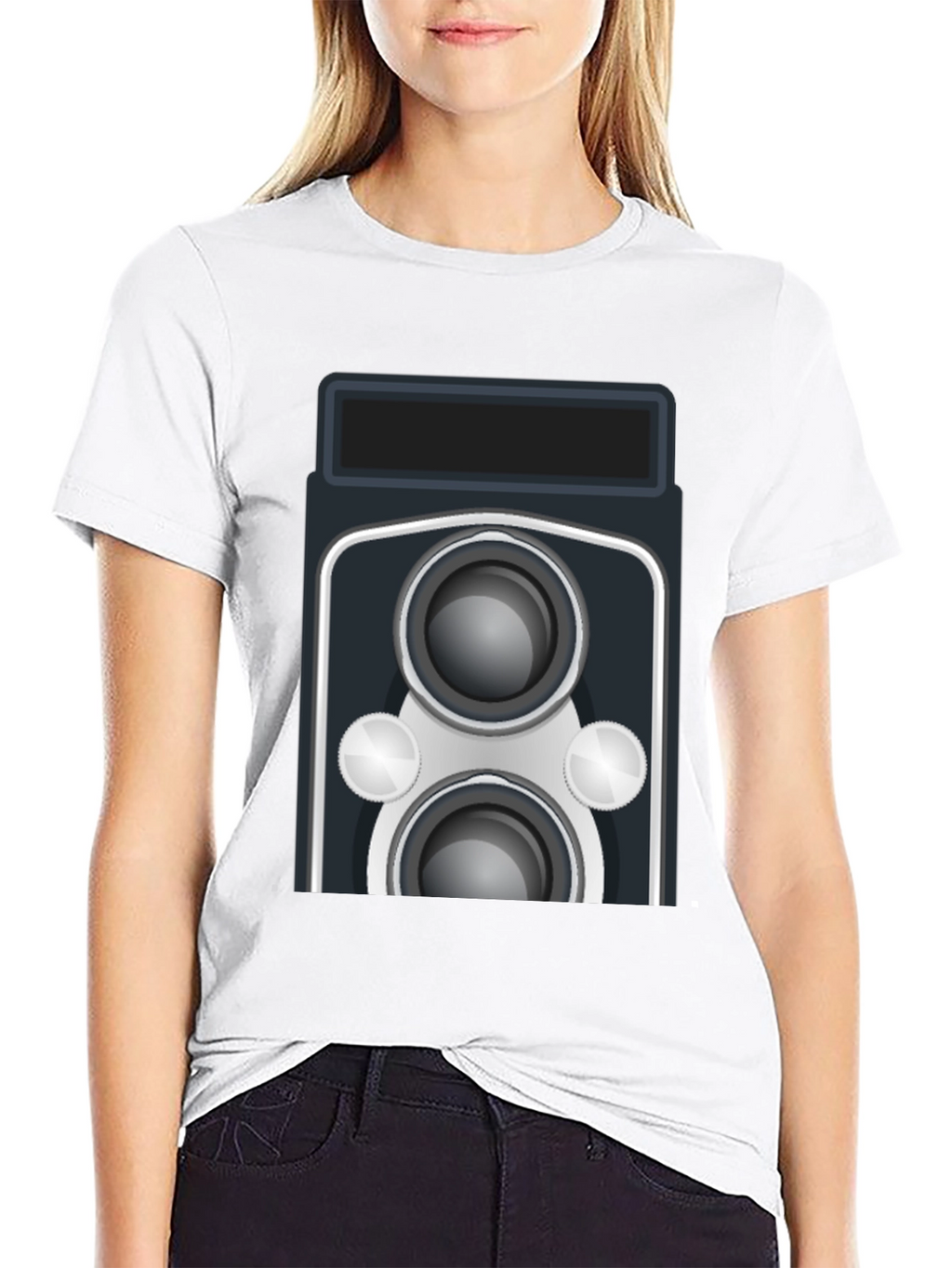 Retro Camera Graphic T-Shirt