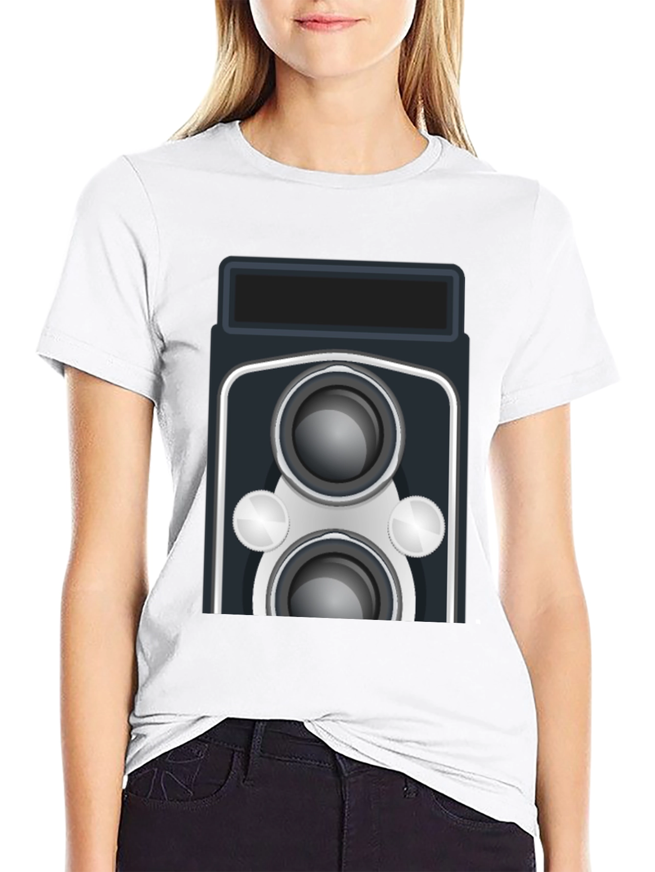 Retro Camera Graphic T-Shirt