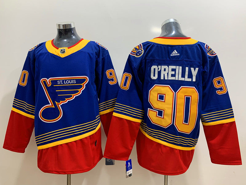 Men's St. Louis Blues Ryan O'Reilly #90 Blue Breakaway Player Jerseys