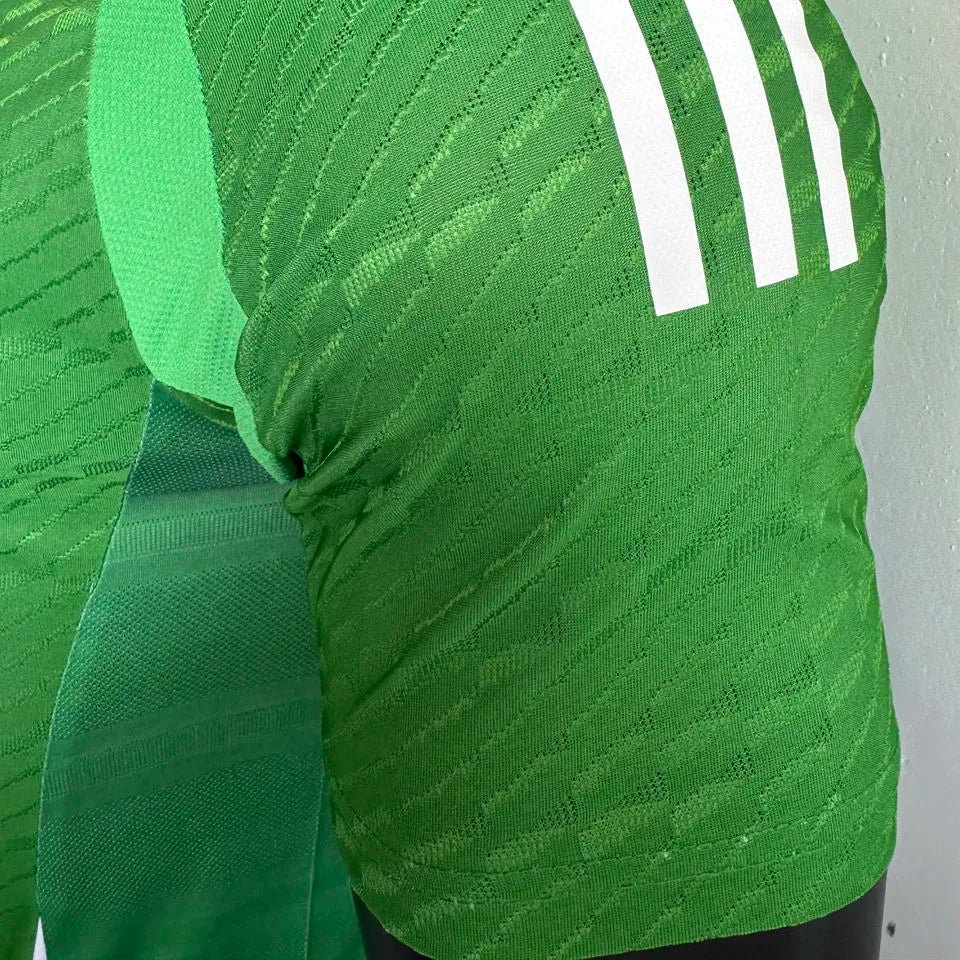 2024 Saudi Arabia Home Green Player Version Soccer Jersey Detail 1