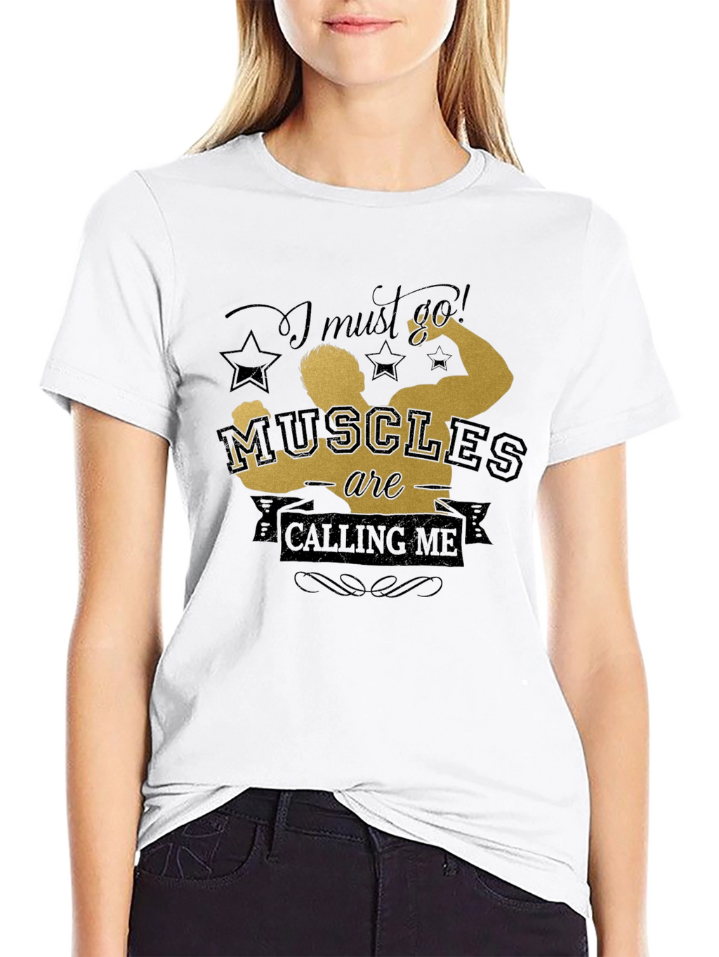 Muscle Calling Graphic Tee