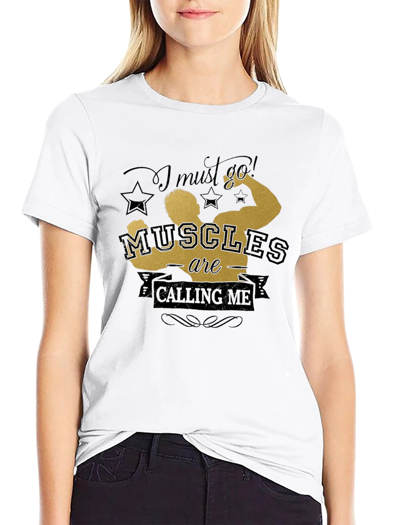 Muscle Calling Graphic Tee