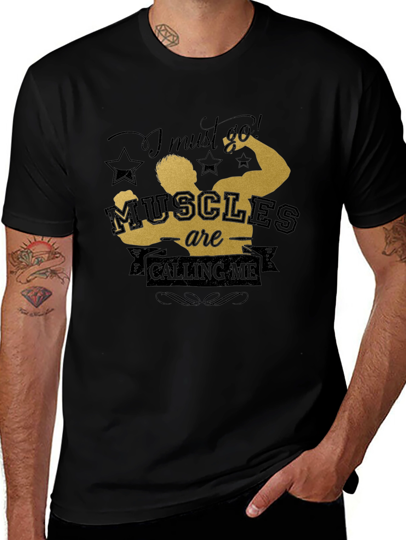 Muscle Calling Graphic Tee