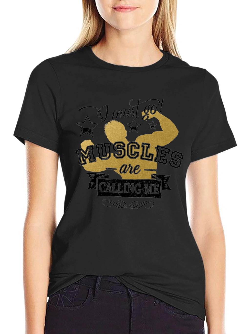 Muscle Calling Graphic Tee
