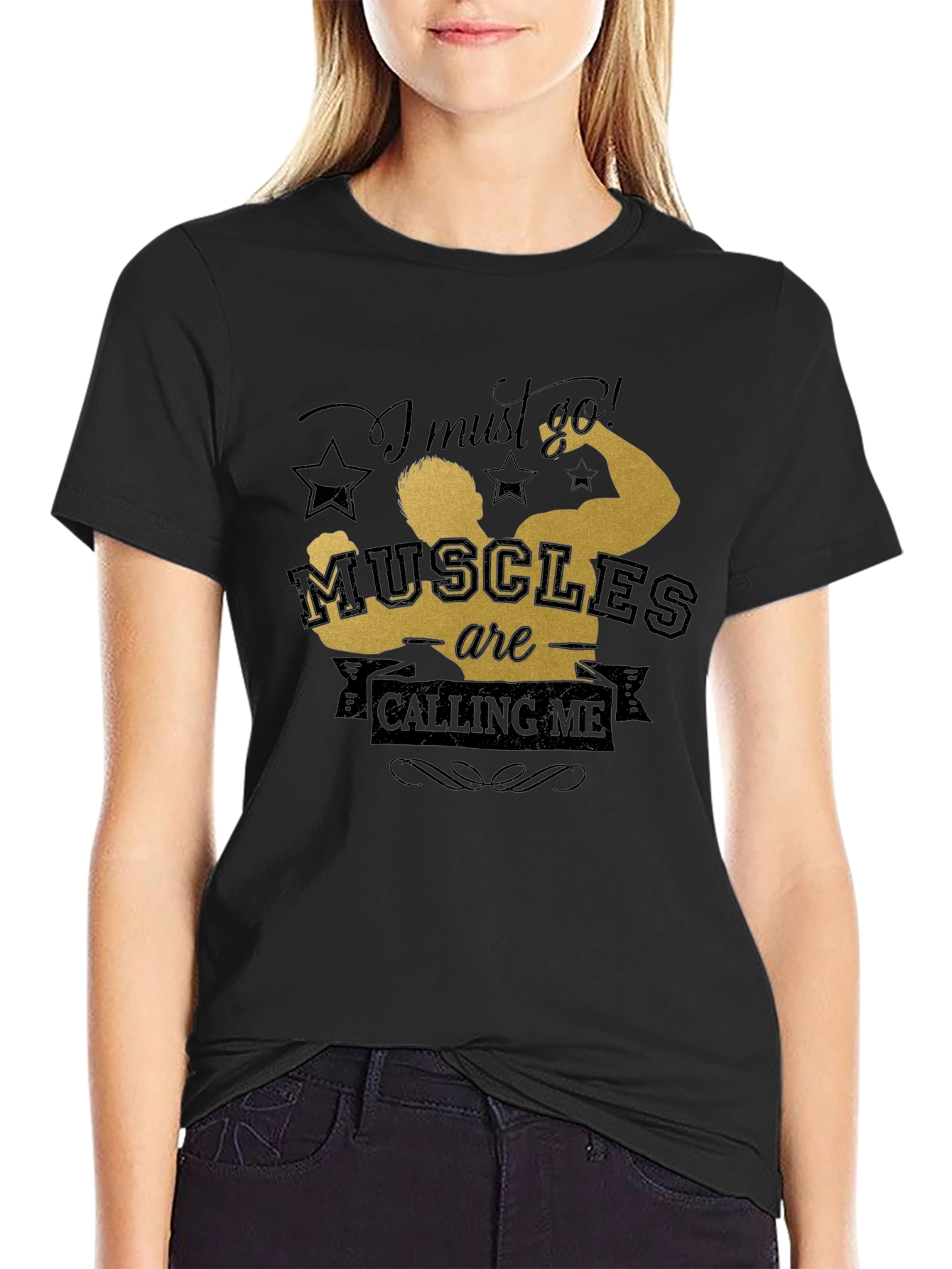 Muscle Calling Graphic Tee