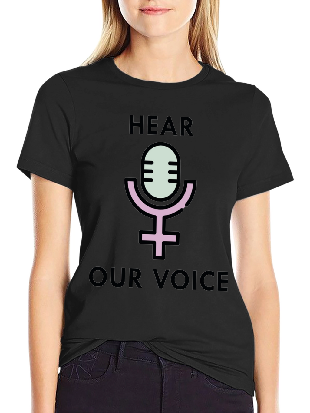 Hear Our Voice Graphic Tee - Empowerment Shirt