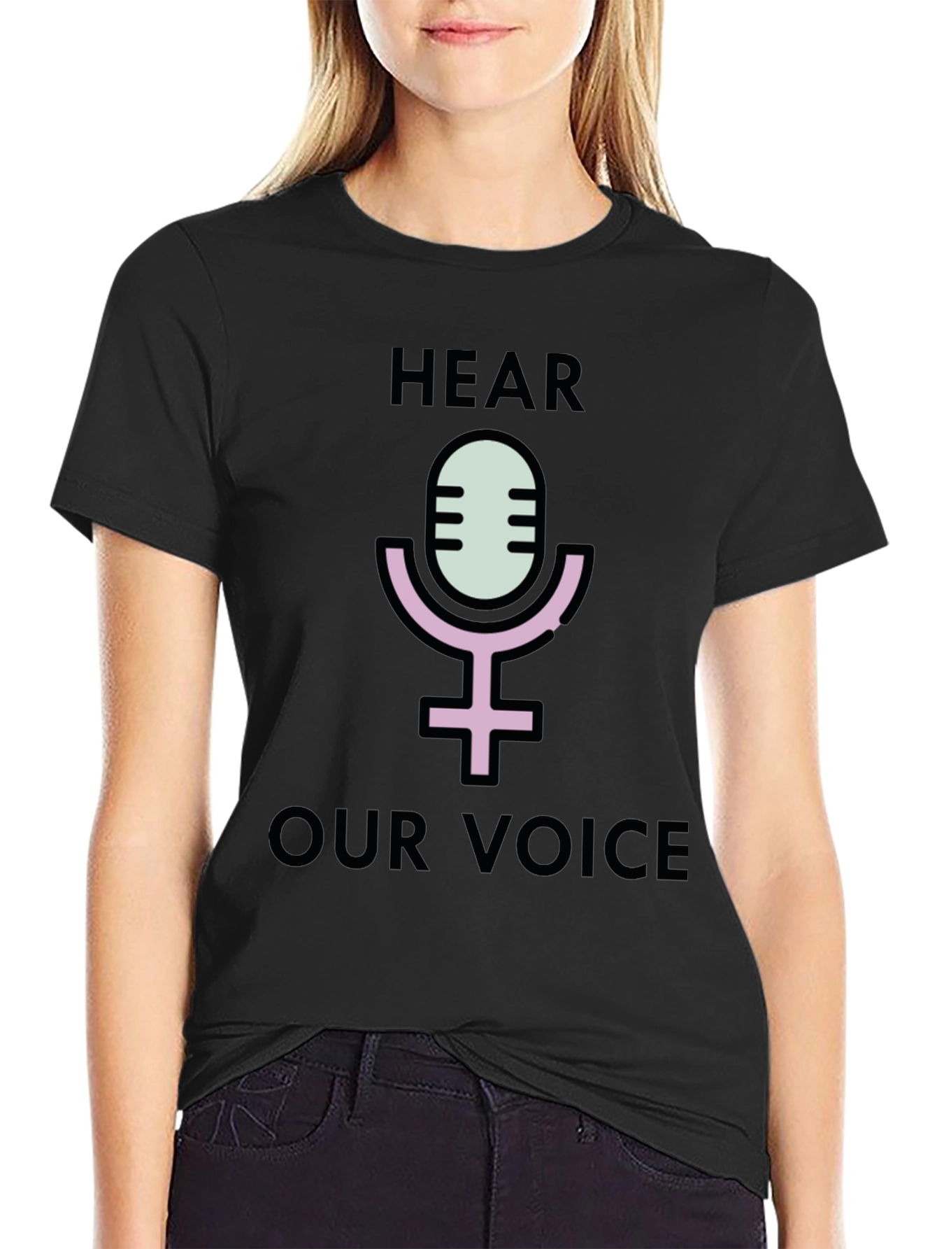 Hear Our Voice Graphic Tee - Empowerment Shirt