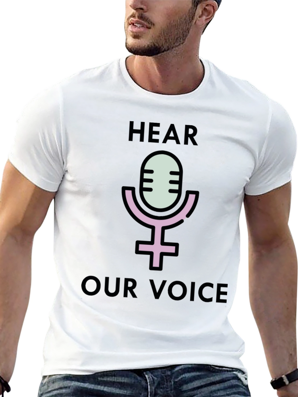 Hear Our Voice Graphic Tee - Empowerment Shirt