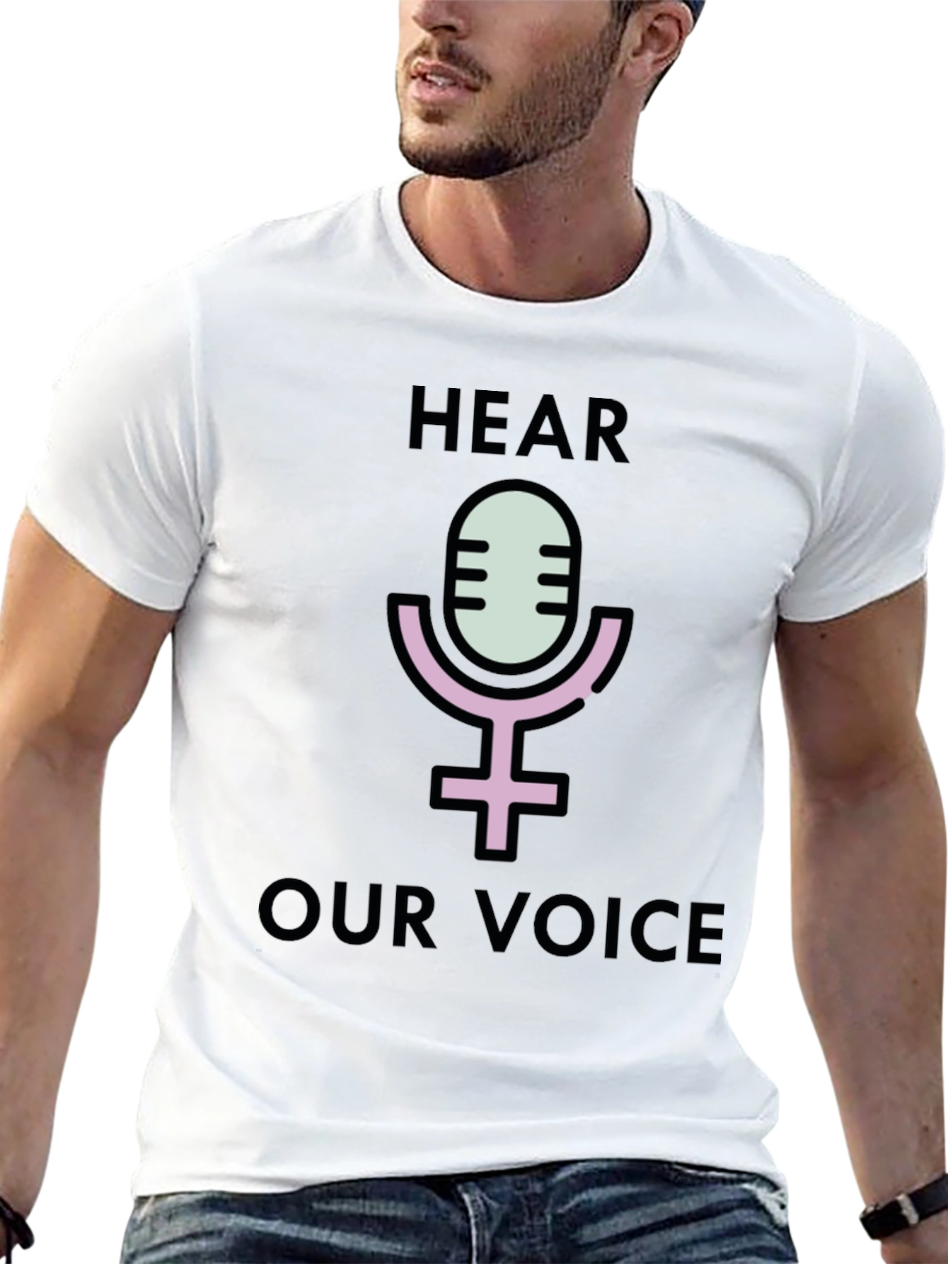 Hear Our Voice Graphic Tee - Empowerment Shirt