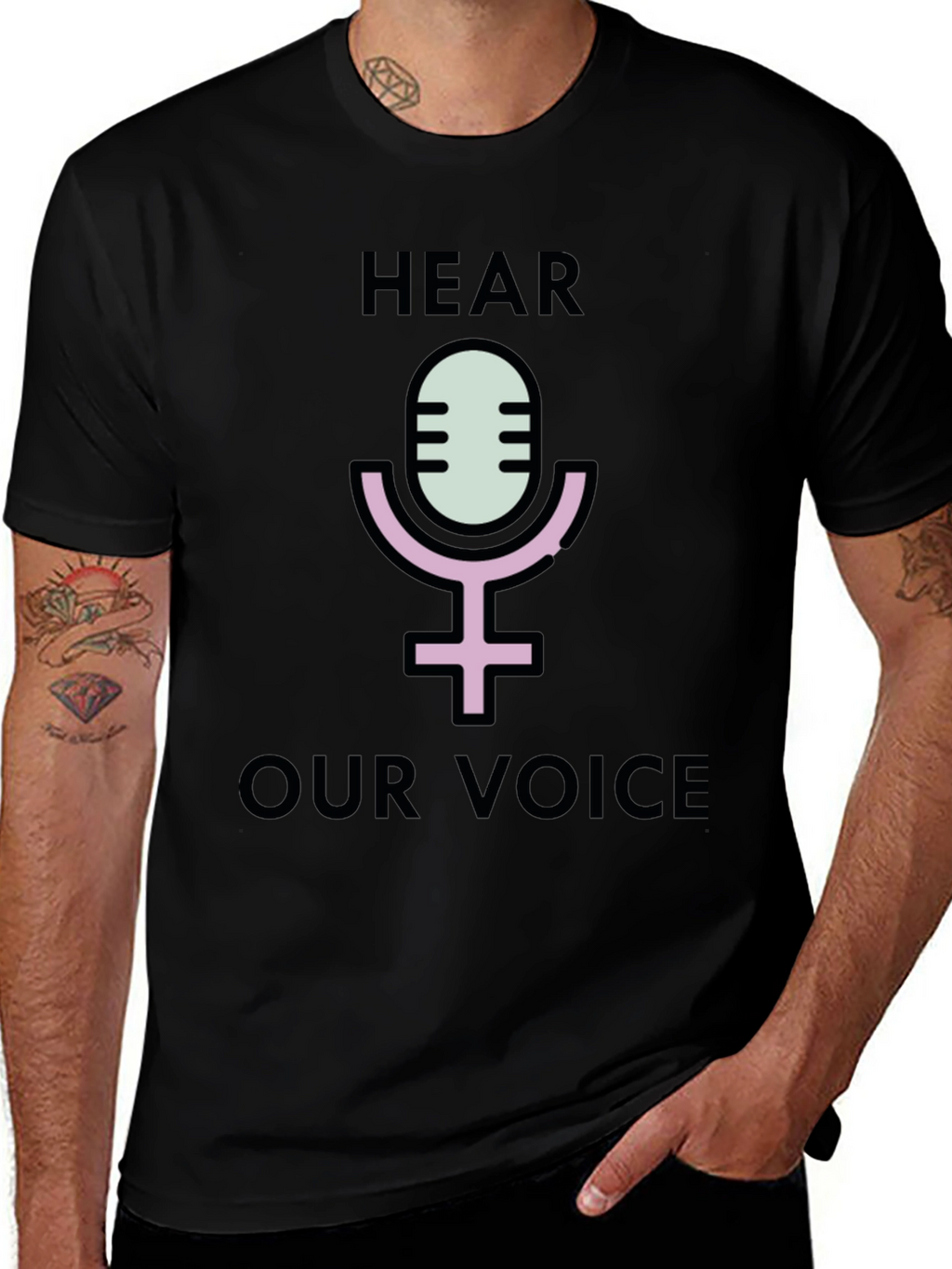Hear Our Voice Graphic Tee - Empowerment Shirt