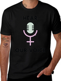 Hear Our Voice Graphic Tee - Empowerment Shirt