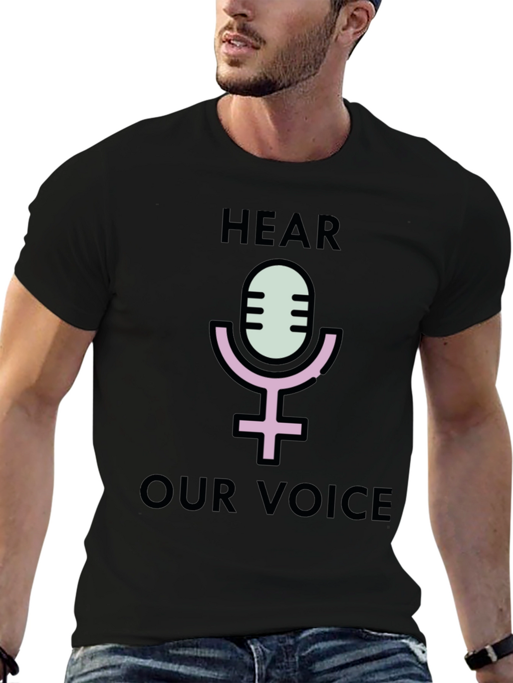 Hear Our Voice Graphic Tee - Empowerment Shirt