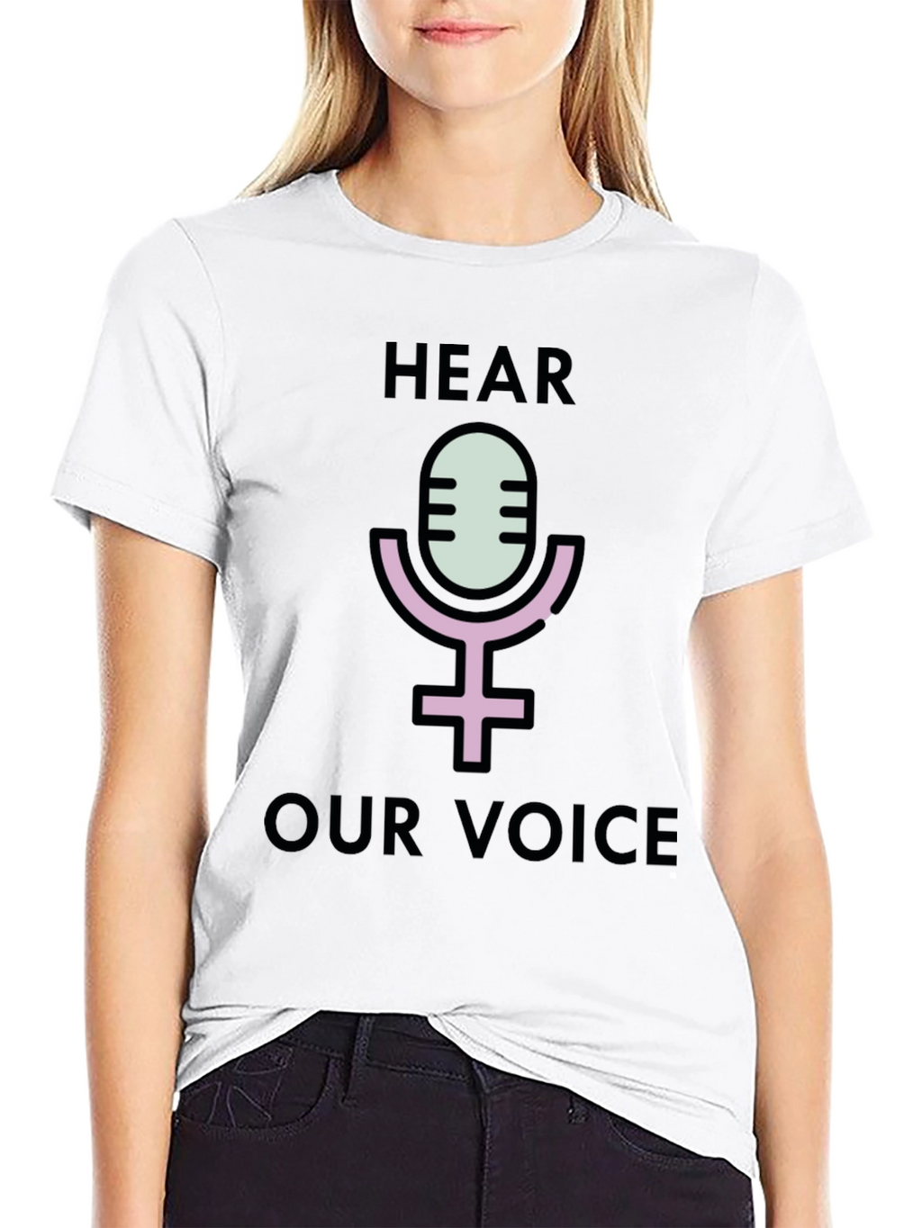 Hear Our Voice Graphic Tee - Empowerment Shirt
