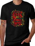 Thanksgiving Graphic Tee - Let Our Lives Be Full