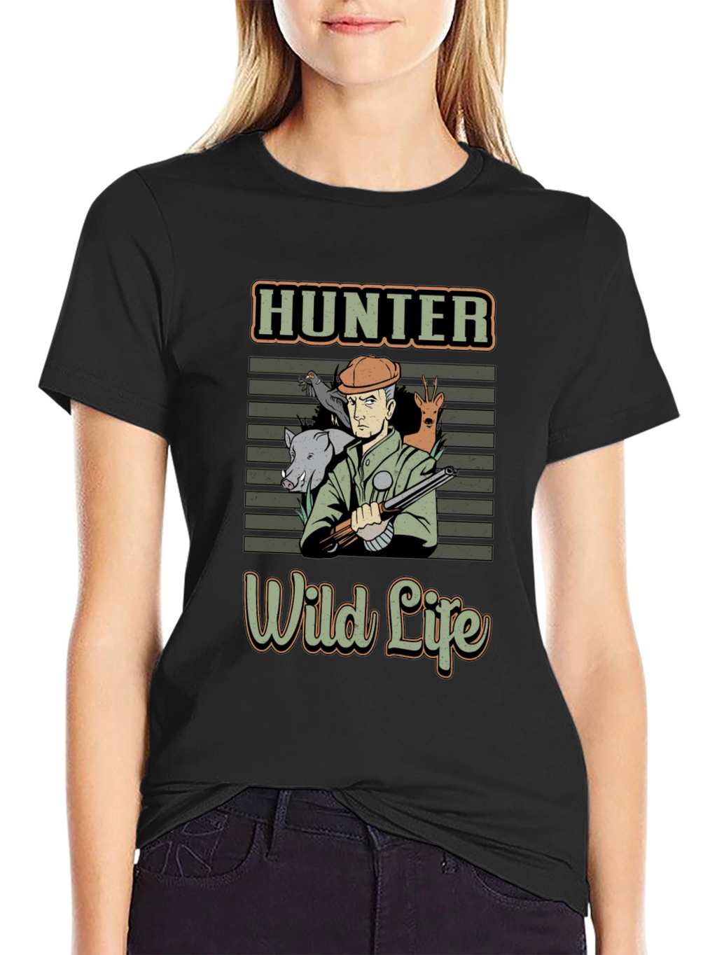 Hunter Wild Life Graphic T-Shirt