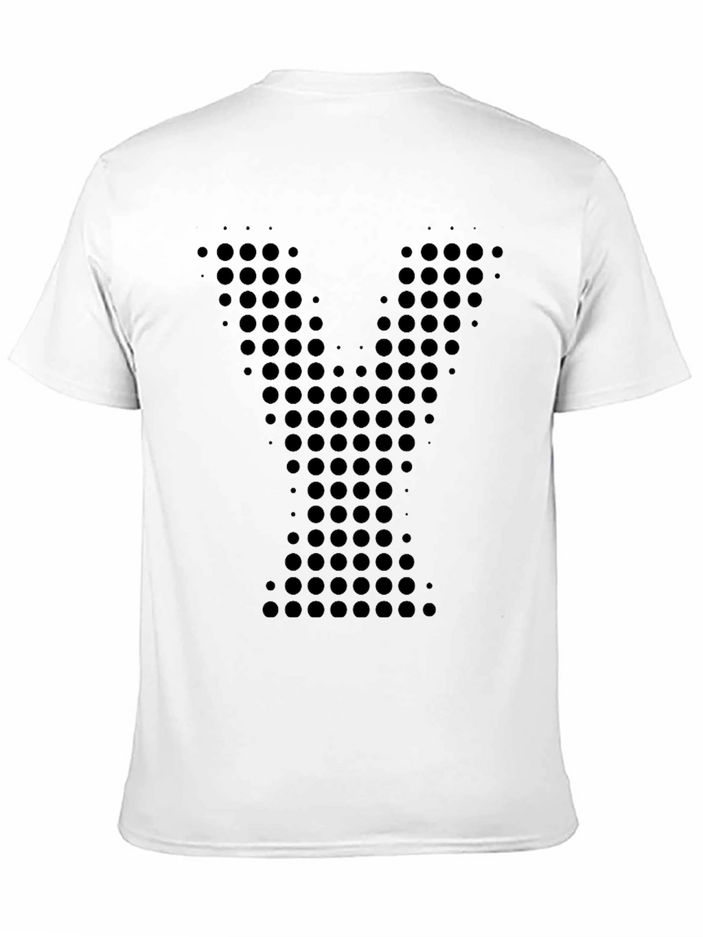 Modern Minimalist Black Y Dot T-Shirt